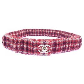 Chanel Belt Red and White White Red
