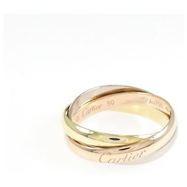 Anello Cartier Trinity in oro rosa bianco e giallo Altro