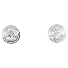 Cartier Damour Extra Small Stecker-Ohrringe Weiß