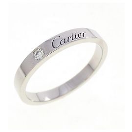 Cartier Platinum Diamond Band Ring Other