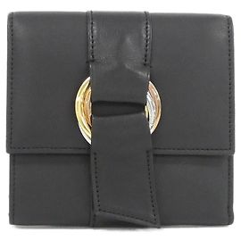 Cartier Tri-Fold Wallet in Black Black