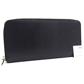 Louis Vuitton Epi Zippy Wallet in Noir Leather Black