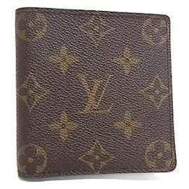 Louis Vuitton Monogram Bi-fold Wallet Brown