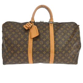 Louis Vuitton Keepall Bandoulière Monogram 50 Marrom
