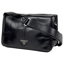 Borsa a tracolla Prada PRADA in pelle nera Nero