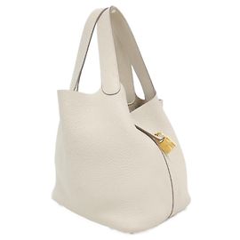 Hermès Hermes Picotin Lock MM Handbag White