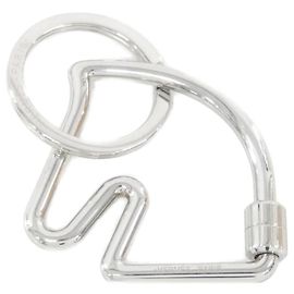 Hermès Chaveiro Hermes Cheval 077216FJ Prata
