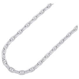 Hermès Collier Hermes Chaine d'Ancre MM Argenté