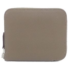 Hermès Hermes Mervilleuses Lanternes Silk In Compact Wallet 086387CK Azul Gris pardo