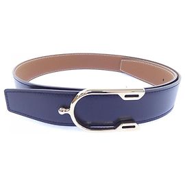 Hermès Cintura Standard Hermes in Nero/Marrone Marrone Nero