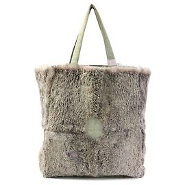 Sac cabas Chanel Beige et Gris Marron Beige