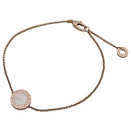 Bulgari Bracciale con Charm Bvlgari in Oro Rosa D'oro