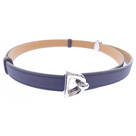 Hermès Hermes THALASSA 18mm Black Belt Black