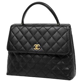 Chanel Matelassé Handbag Black