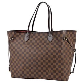 Saco Tote Louis Vuitton Neverfull GM Marrom Damier ebene