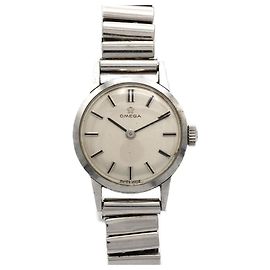 Omega Round Case Stainless Steel Manual Winding Watch Other