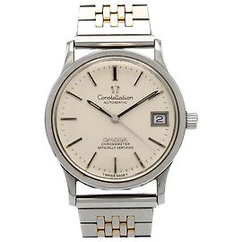 Reloj automático Omega Constellation Chronometer de acero inoxidable Otro