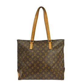 Louis Vuitton Cabas Mezzo Monogram Canvas Marrom