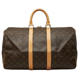 Borsa Boston Louis Vuitton Monogram Keepall 45 Marrone