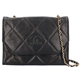 Borsa a tracolla Chanel Matelassé Nero