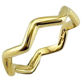 Anel Zigzag Tiffany & Co. em ouro amarelo 18K Dourado