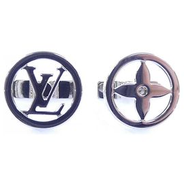 Abotoaduras Louis Vuitton LV Catch M80188 Prata