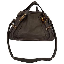 Bolsa Chloé Paraty Medium em couro cinza Cinza