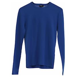 Jil Sander Pullover aus blauer Wolle Blau