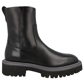 Salvatore Ferragamo Fulvio Leather Ankle Boots Black Black