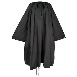 Abrigo Parachute Gathered Totême en algodón negro Negro