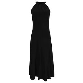 Dries Van Noten Halterkleid aus schwarzem Polyester Schwarz