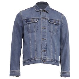 Apc A.P.C. Classic Denim Jacke aus blauer Baumwolle Blau