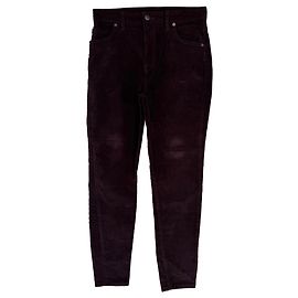 Autre Marque Calças de veludo Patagonia Slim Fit em algodão maroon Marrom Vermelho