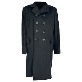 Tom Ford Double-Breasted Coat in Black Cashmere Black