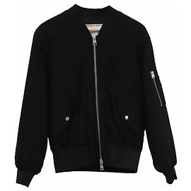 Blouson Bomber AMI en viscose noire Noir