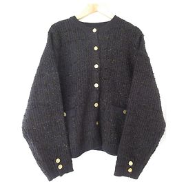 Autre Marque Cárdigan de punto jacquard efecto tweed Pual ce cin Azul Otro