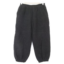 Autre Marque Veritecoeur Suede Wool Easy Pants Black