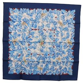 Hermès HERMES Lenço Carre 90
L'ARBRE de SOIE
Seda Azul Outro