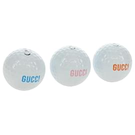GUCCI Golf Ball Set Rubber White Other