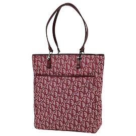 Christian Dior Trotter Tote Bag Dark red