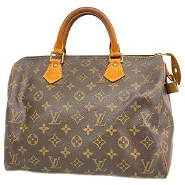 Borsa Louis Vuitton Monogram Speedy 30 Marrone