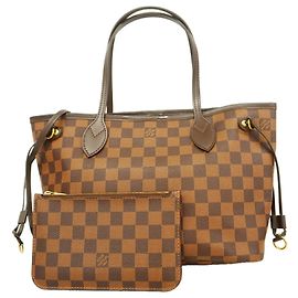 Sac Cabas Louis Vuitton Damier Neverfull PM Damier ebène