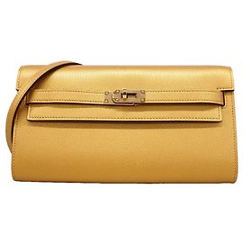 Hermès Kelly Wallet Long To Go Doré