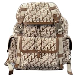 Christian Dior CUCTUS JACK Oblique Backpack Beige