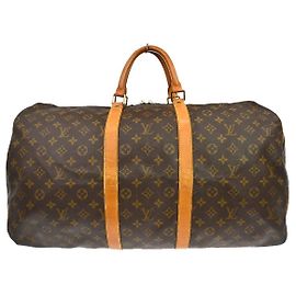 Louis Vuitton Keepall Monogram 55 Marrom