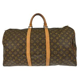 Louis Vuitton Keepall Monogram 55 Marrom
