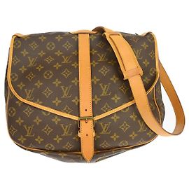 Louis Vuitton Saumur Monogram 35 Marrom