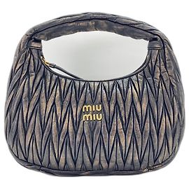 Bolsa Miu Miu Miu Wonder Marrom