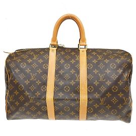Louis Vuitton Keepall Monogram 45 Marrom