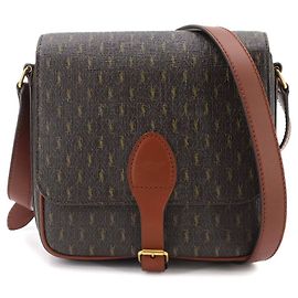 Bolsa de Ombro e Mão Saint Laurent Le Monogram Medium Satchel Marrom